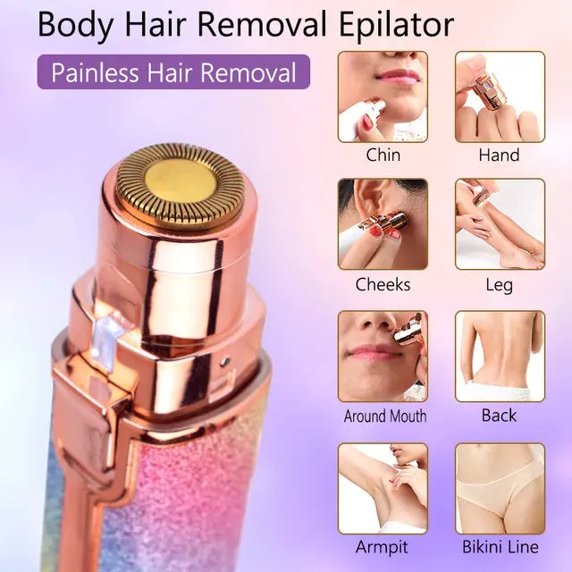 Flawless 2-in-1 Hair Remover – Painless & Rechargeable