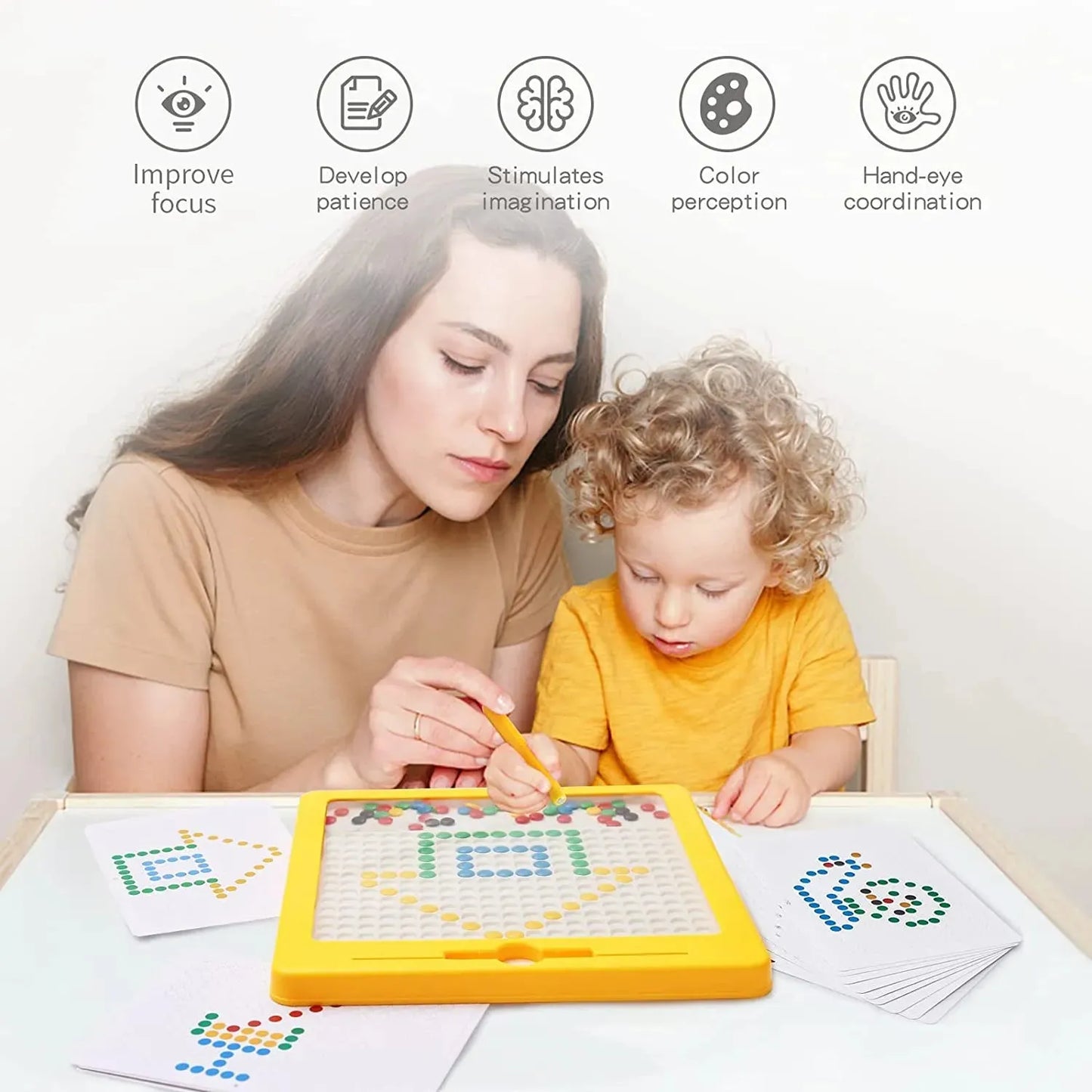 Doirdon Magnetic Bead Drawing Board