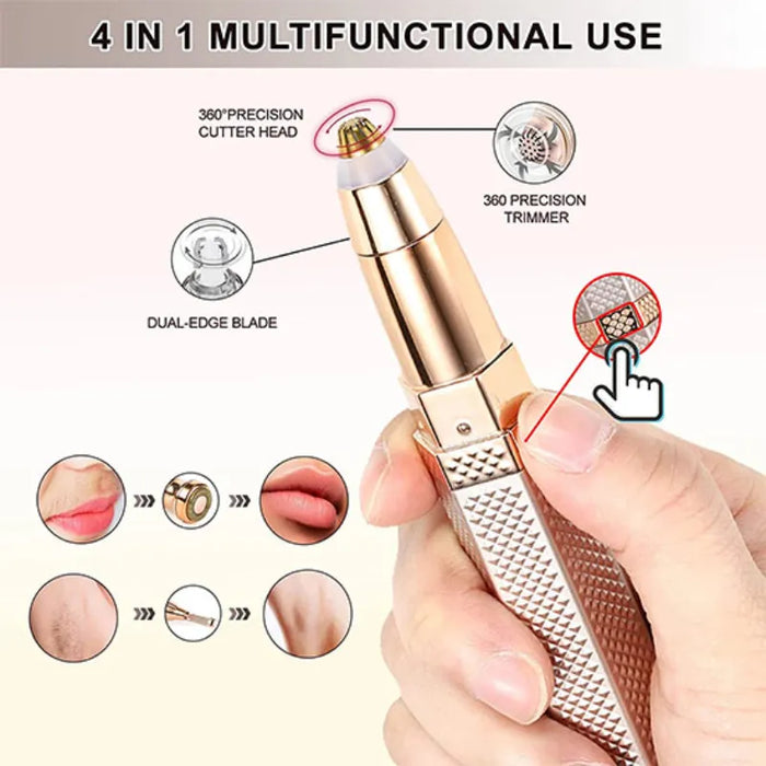 Flawless 2-in-1 Hair Remover – Painless & Rechargeable