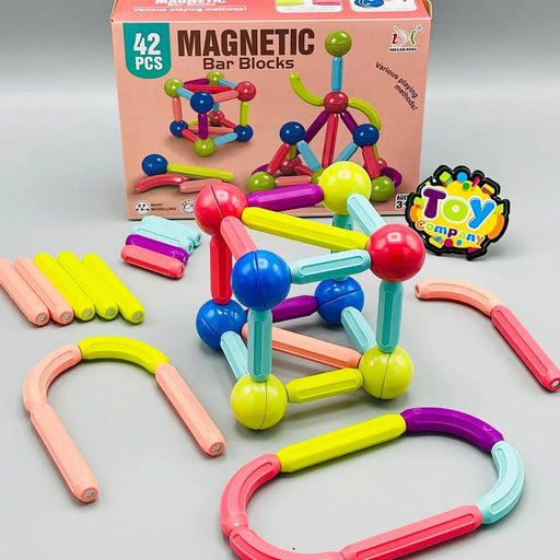 MagnoFun Blocks – 42-Piece Magnetic STEM Toy