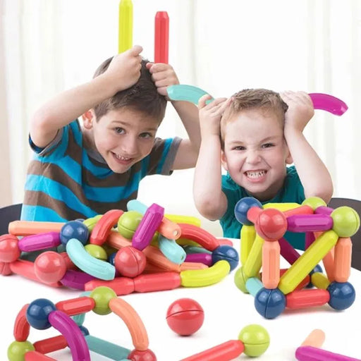 MagnoFun Blocks – 42-Piece Magnetic STEM Toy