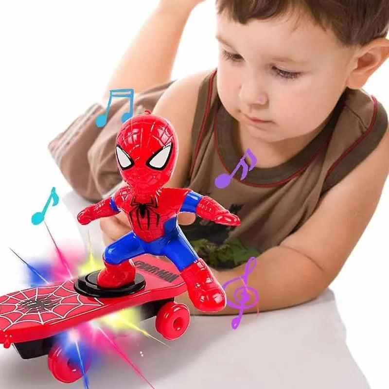 Spider-Man Electric Skateboard Stunt Toy