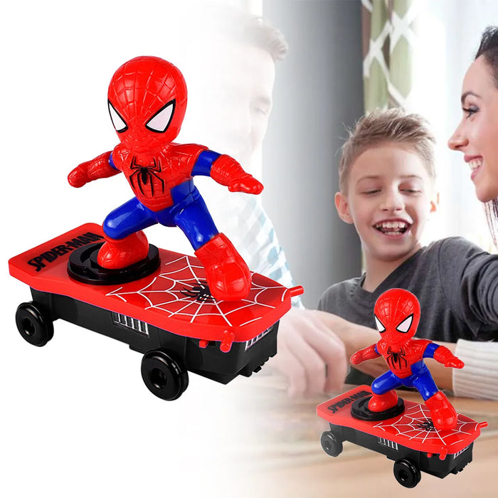 Spider-Man Electric Skateboard Stunt Toy