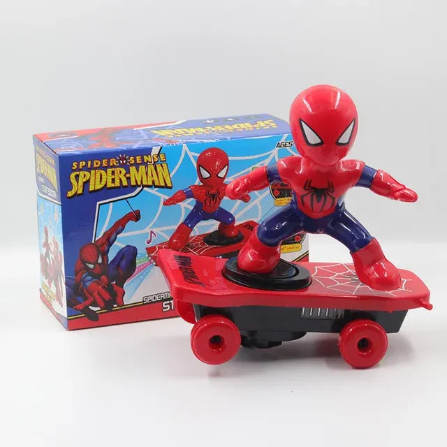 Spider-Man Electric Skateboard Stunt Toy